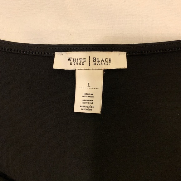 White House Black Market Large draped neck top - Picture 8 of 8